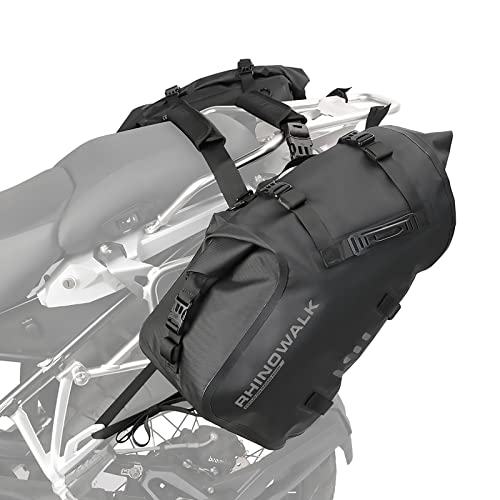 Rhinowalk Motorcycle Saddle Bags Waterproof Motorbike Panniers Motor...