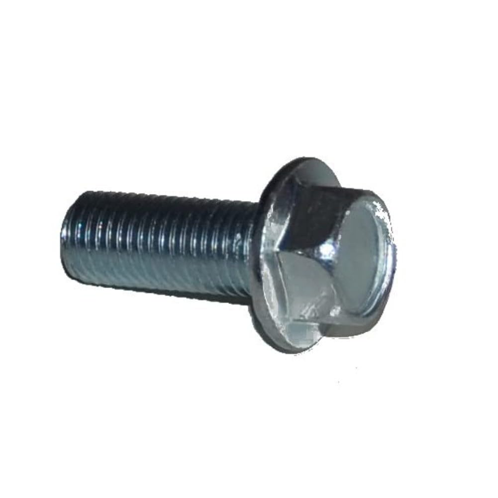 KiraKira M10 x 1,25 śruba do kosiarki kompatybilna z 90105960003, do cięcia śrub metalowych o dużej wytrzymałości, srebrna, 2 szt