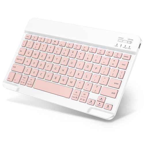 Emetok Wireless Keyboard for iPad/iOS/Android/Windows, Mini Bluetooth Keyboard,...