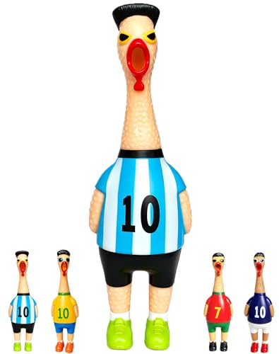 NiXiSHEEN Soccer World Cup 2026 Squeaky Toy Stripe Blue