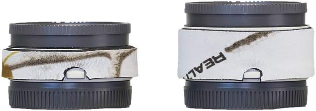LensCoat Camouflage Neoprene Lens Cover for Sony FE Teleconverter Snow