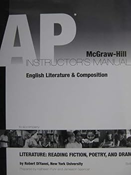 Paperback Advanced Placement English Literature & Composition: Literature, Reading, Fiction, Poetry and Drama Book