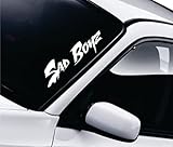 Generic Sad Boyz V15 Car Decal Bumper Sticker Vinyl Truck Window Mirror JDM Windshield Banner Rearview Quote Men Girls Trendy Racing Street Auto Japanese Speed Sadboyz Drift (22'' x 6''), White