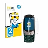 BROTECT 2 Stück Full-Cover Schutzfolie für Nokia 6310 (2024) Full-Screen Bildschirmschutz-Folie [3D Curved, Anti-Fingerprint, Kristall-Klar]