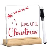 Christmas Countdown Acrylic Sign Days Till...