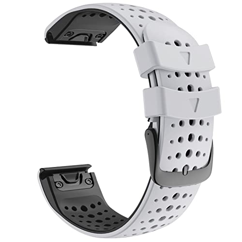26mm �V���R�����X�g�o���h Garmin Fenix 6�A6xPro�A5x�A5 Plus/Forerunner 935 GPS MK1 D2 �N�C�b�N�����[�X EasyFit �E�H�b�`�X�g���b�v