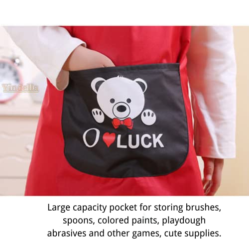 Image of Yindella Waterproof Kitchen Apron for Men, Women Kids - PVC Apron with Adjustable Neck Strap - Cooking, Dishwashing, Cleaning & Home Use, Durable, Oil-Proof & Stain-Resistant