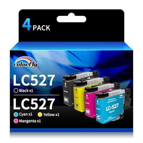 Pack LC527 pour Brother MFC-J4550DW idéal pour le télétravail et les devoirs à la maison