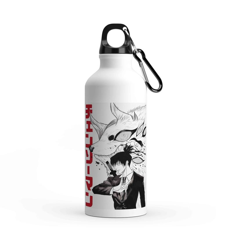 Image of Bigbro Anime Print Aluminum Sipper Water Bottle 750ML | Leak-Proof, Lightweight, Durable | Sports, School, Gym, Home, Office, Travel For Boys /Girls Gift Brother, Sister, Friends, Adults-D7