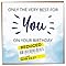 Birthday Cards for Men, Funny Birthday Card, Reduced Sticker, Humorous Greetings Cards, Only The Very Best for You on Your Special Day, Sarcastic Gifts for Him, 148mm