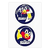 ステッカー 東京ヤクルトスワローズ つば九郎 シール 防水 おしゃれ 人気 周辺 ノートパソコン パソコン スノボ スケートボード 荷物 スーツケース ギター 水筒 スマホケース スケボー カー 自転車 バイク ヘルメットなど用 萌えグッズ