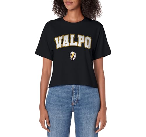 Valparaiso University Valpo Crusaders Arch Logo Women's Crop Top