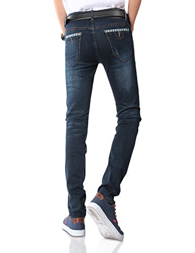 Demon&Hunter 808 Series Men's Skinny Slim Jeans2