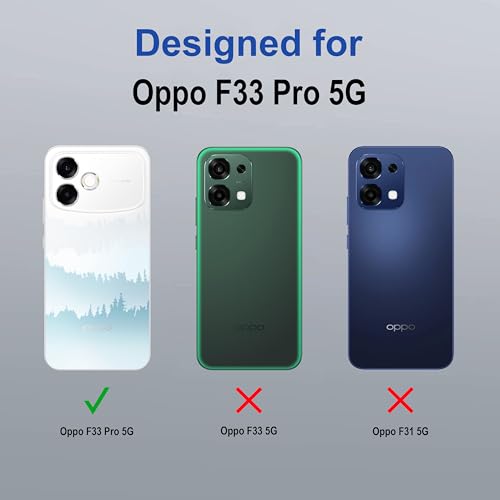 Image of Zapcase Back Case Cover for Oppo F33 Pro 5G | Magnetic Case with Built-in Metal Ring | Supports MagSafe Charger, Wallet & Car Mount | Shockproof Hybrid PC + TPU | Black