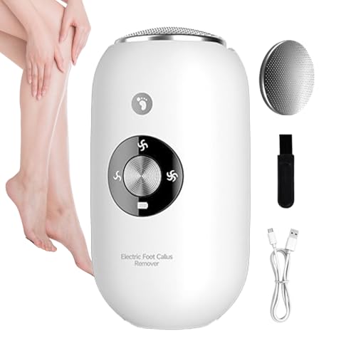 Râpe élimine-callosités pieds électrique avec brosse pour lisser les peaux épaisses