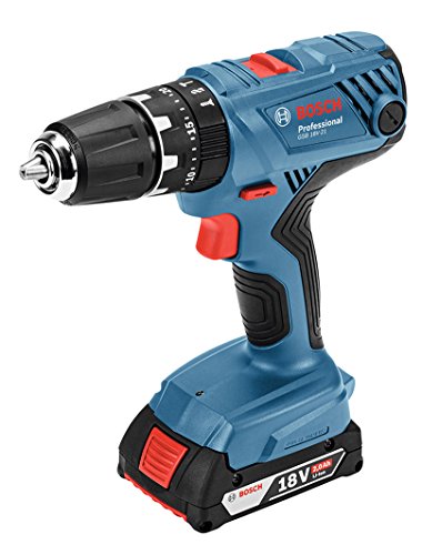 Bosch Professional(ボッシュ) 18V コードレス振動ドライバードリル (2.0Ahバッテリー2個・充電器・キャリングケース付) GSB18V-21 Bosch Professional(ボッシュ) 18V コードレス振動ドライバードリル (2.0Ahバッテリー2個・充電器・キャリングケース付) GSB18V-21