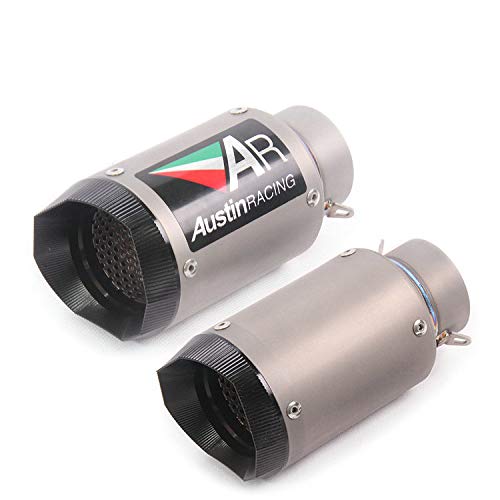 Amazon.co.jp: バイクスリップオンマフラー バイクサイレンサー