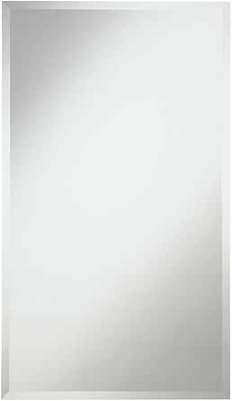 Modern 22 in. Contemporary Mirror in Clear