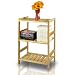 Furinno FNCJ-33011 Solid Wood 3-Tier Shelf