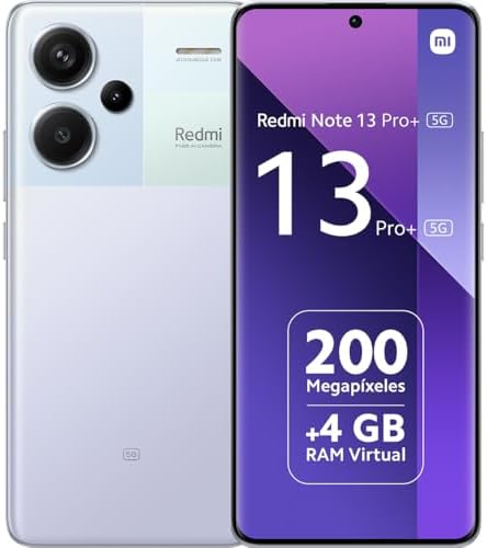 XIAOMI Redmi Note 13 Pro+ 5G - Smartphone de 8+256 GB, Pantalla d...