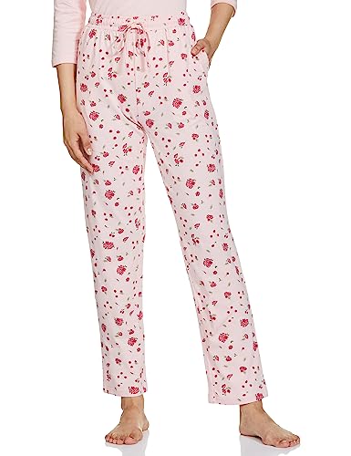 Image of Amazon Brand - Eden & Ivy Women's Cotton Regular Fit Pajama Set(ENISS22WSPSET209 Crystal Pink XL)