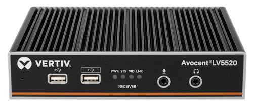 Image of Vertiv Cybex LV5520R-400 Longview 5520 KVM Extender Receiver Dual Head 4K