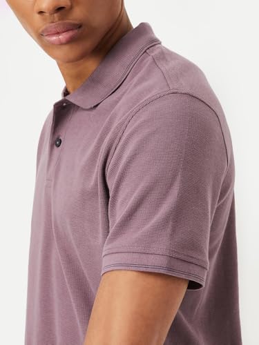 Image of Max Men's Half Sleeves Regular Fit Solid Polo T-Shirt