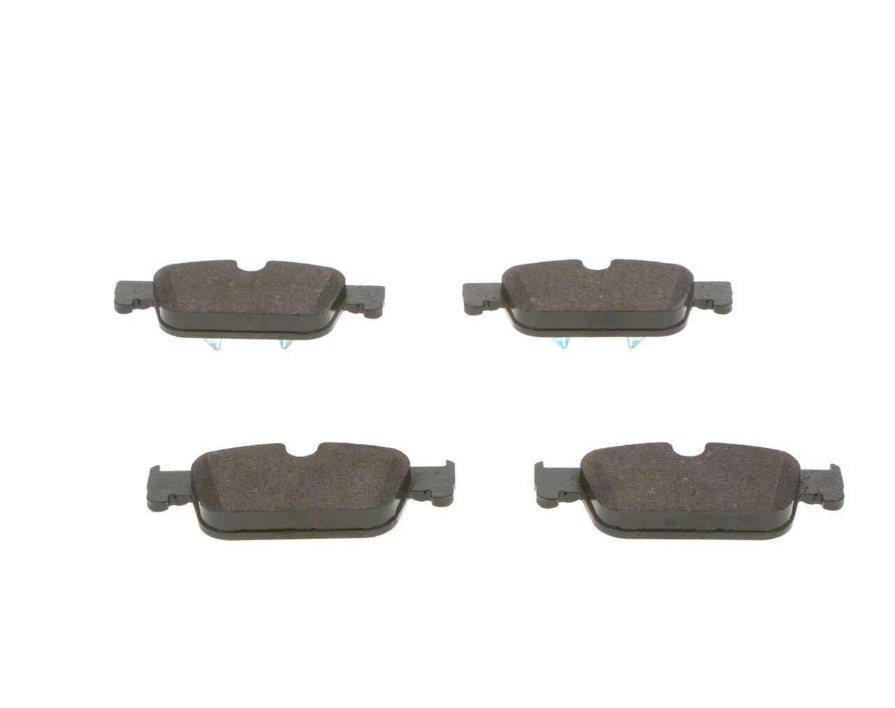 Bosch BP2360 - Pastiglie Freni Auto, Delantero - Calidad Bosch - Reducción de Ruido y Polvo - Certificación ECE-R90 - Sin Cobre - 1 Juego de 4 Pastillas