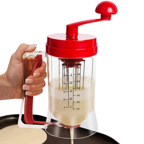 Vertedor de panqueques automático de 900 ml para acabar con el desorden al dosificar masas 8