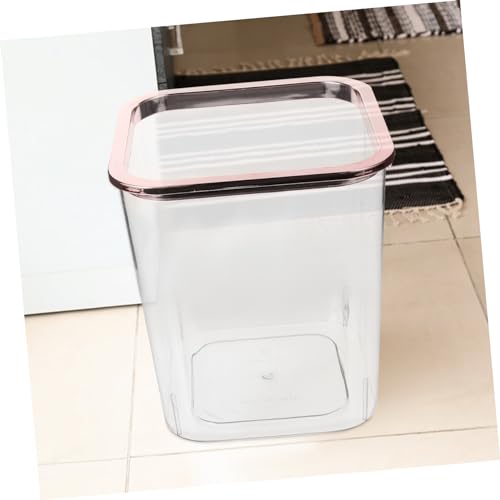 Bote de basura transparente rectangular Happyyami miniatura 7