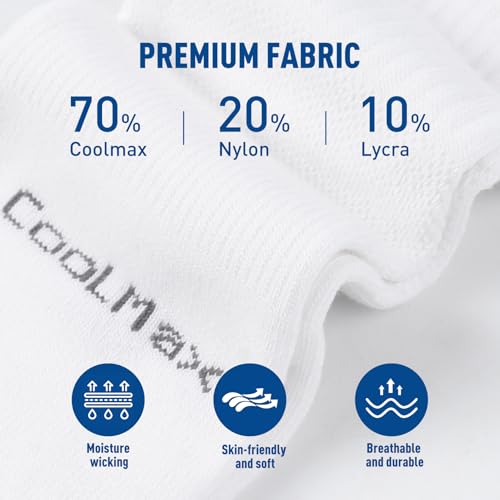 Toe Socks for Men Women Coolmax Crew Socks 3 Pairs Running Socks Athletic Breathable Five Finger Socks3