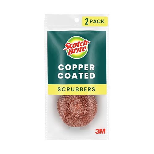 Scotch-Brite Copper Coated Scrubbing Scour Pads 48 Scouring Scrubber Pads