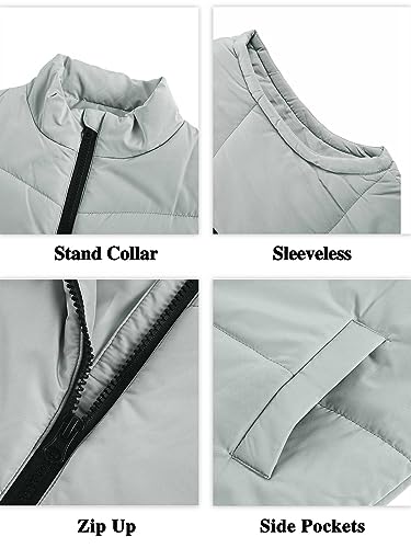 Image of Meikulo Boys Puffer Vest Zip Up Quilted Gilet Sleeveless Jackets