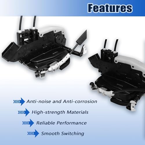 Image of XQSMWF Power Door Lock Actuator Front Left Driver Side, Fit for Infiniti EX35 2008-2012 EX37 2013 QX50 2014-2016 3.5L /3.7L V6, Replace 805011BA0A 80501-1BA0A Door Latch Assembly Motor