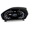 12,3" HD Digitales Kombiinstrument für BMW 3er F30 F31 F34 & 4er F32 F33 F36 (2013–2020) EVO/NBT, LCD Armaturenbrett Dashboard Display, Digitaler Tacho Cluster Ersatz, Lenkradsteuerung, 7 UI-Themen