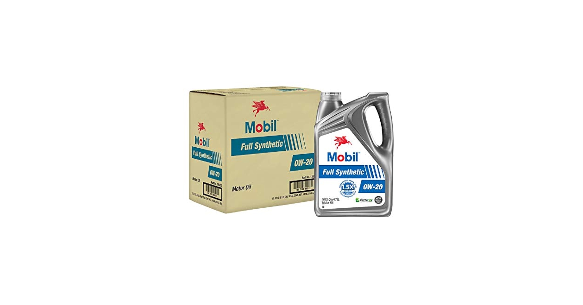 Amazon.com: Mobil Full Synthetic Motor Oil 0W-20, 5 Quart