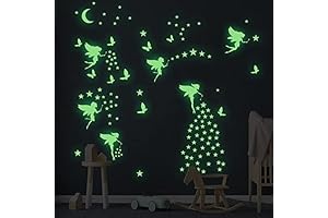 Fairy Room Decor, Luminous Fairies Wall Stickers