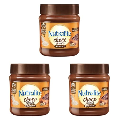 Image of Nutralite Choco Spread Crunchy 275g| With Protein-Rich Quinoa | Premium Chocolate and Real Hazelnuts | Tasty and Healthy Chocolate Spread | For Tasty & Healthy Breakfast | Use as Dip or Spread