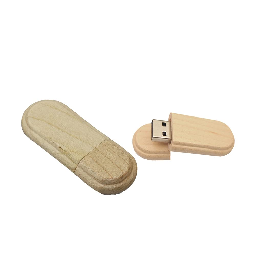 4GB Wood USB Flash Drive USB Drives Memory Stick Thumb Drives USB Stick USB 2.0 Pen Drive Date Storage Zip Drive Drive PenDrive External Storage (Maple)
