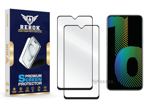 Image of Gorilla Tempered Glass Screen Protector Compatible with Realme Narzo 10 [Pack of 2] | Edge-to-Edge, Bubble-Free, Case Friendly, Easy Installation Kit