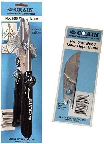 New CRAIN 855 Miter Cutter with CRAIN 856 Replacement Blade for Quarter Round & SHOEMOLD