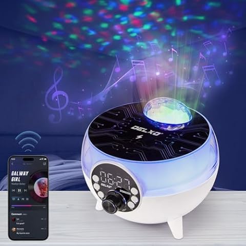 Delxo Bluetooth Speaker with Projector Cover