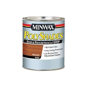 Minwax 61420, Polyshades Gloss, 1 Quart- 0,946 L, Pecan