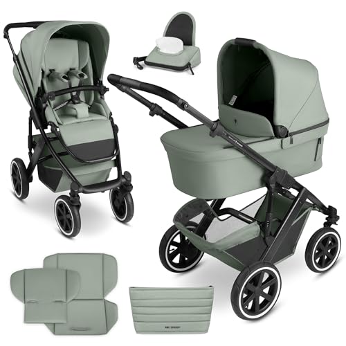 ABC Design Kinderwagen Salsa 5 Air Pine - 2in1 Kombi-Kinderwagen ab Geburt...