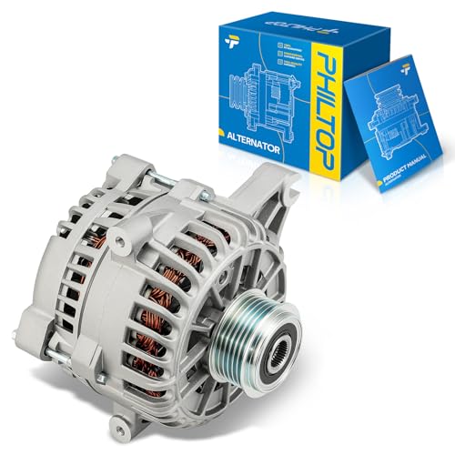 Image of PHILTOP Alternator 210-5355,8516N Fit for 2005-2008 Mustang 4.6L,(135 Amp) 12V 135Amp CWSC6 Groove Pulley 4R3T10300BB, 4R3Z10346BB, 4R3TBB, 7R3Z10346BARM, 2105355, 7R3Z10346BA, 7R3Z10346B, 6R3Z10346DA | Replacement OE 8516N, 4R3T10300BB, 4R3Z10346BB, 7R3TDA, 4R3TBB, 7R3Z10346BARM, 7R3Z10346BA, 7R3Z10346B