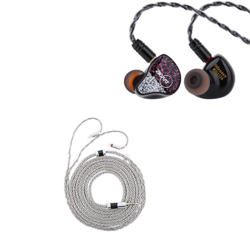 Image of Linsoul ZiiGaat Odyssey in-Ear Monitor, 1DD+3BA Hybrid IEM Earphone, Wired Gaming Earbuds Tripowin Zonie IEM Cable, 2m Long Earbud Cord(2Pin)