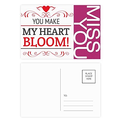 Cartes postales You Make My Heart Bloom pour déclarer votre affection avec tendresse