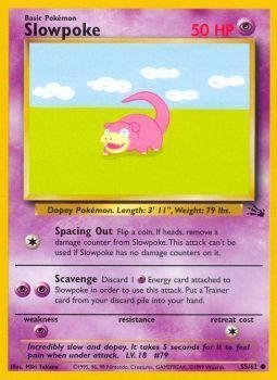 Pokemon - Slowpoke (55) - Fossil Pokemon - Slowpoke (55) - Fossil