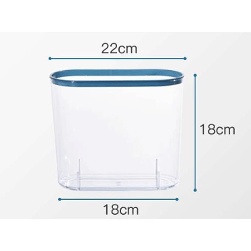 Transparent Trash Can Plastic Ellipse Bathroom Organize Home Furnishings