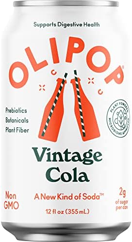 Olipop Vintage Cola, Soda, 12 Fl Oz Can